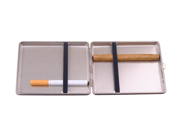 Портсигар Stoll на 20-30 сигарет, Стальной C18-1 вид 2