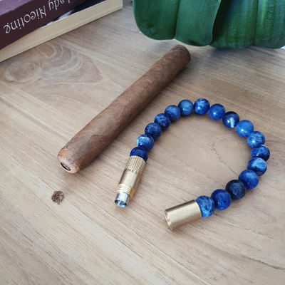 Пробойник-браслет для сигар Brass, Sodalite вид 1