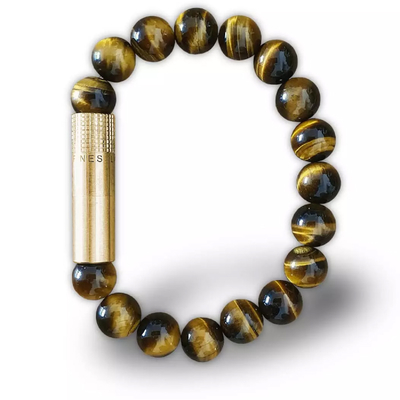 Пробойник-браслет для сигар Brass, Tiger Eye вид 1