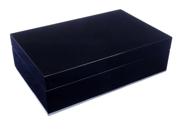 Шкатулка подарочная для трубки, черный лак 810-099 вид 1