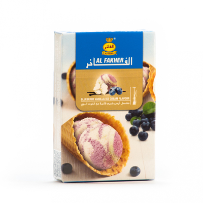 Табак для кальяна Al Fakher Blueberry Vanilla Ice Cream 50 гр. вид 1
