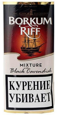 Трубочный табак Borkum Riff Black Cavendish вид 1