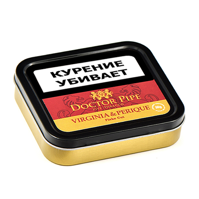 Трубочный табак Doctor Pipe Virginia & Perique Flake Cut 50 гр. вид 2