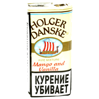 Трубочный табак Holger Danske Mango and Vanilla 40 гр. вид 1