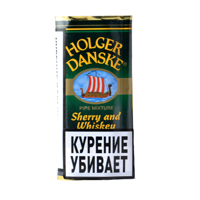 Трубочный табак HOLGER DANSKE SHERRY AND WHISKEY (40Г) вид 1