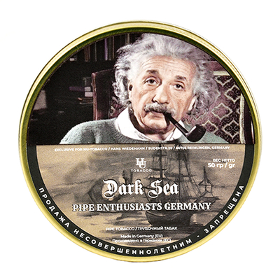 Трубочный табак HU-Tobacco - Pipe Enthusiasts Germany - Dark Sea 50 гр. вид 1