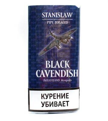 Трубочный табак Stanislaw Black Cavendish 40 гр. вид 1