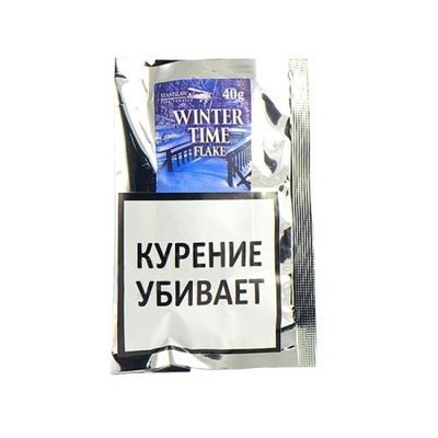 Трубочный табак Stanislaw Winter Time Flake 40 гр. вид 1