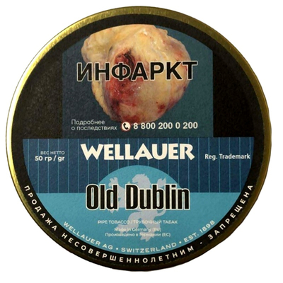 Трубочный табак Wellauer - Old Dublin (50 гр) вид 1