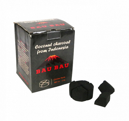 Уголь для кальяна BAU BAU KALOUD (25mm) - 1KG - 80 BRICKS вид 1