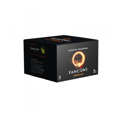 Уголь для кальяна Fanconi 25мм, 18шт. вид 1