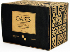 Уголь для кальяна OASIS (22mm) - 1KG - 96 BRICKS вид 1