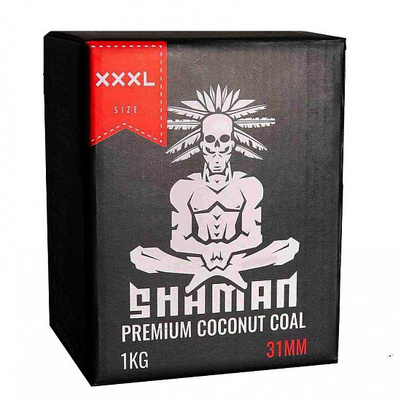 Уголь для кальяна SHAMAN (31mm) - 1KG - 36 BRICKS вид 1