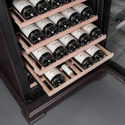 Винный шкаф Meyvel MV163PRO-KBT2 (Тёмный шоколад) вид 9