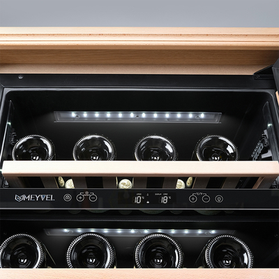 Винный шкаф Meyvel MV46PRO-KBT2 (Натуральный бук) вид 10