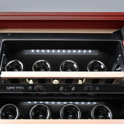 Винный шкаф Meyvel MV46PRO-KBT2 (Спелая вишня) вид 9