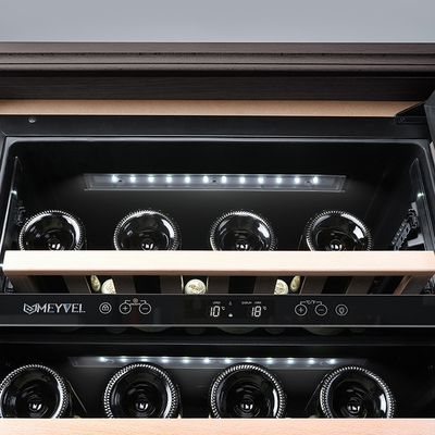 Винный шкаф Meyvel MV46PRO-KBT2 (Тёмный шоколад) вид 9