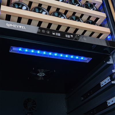 Винный шкаф Meyvel MV77PRO-KBT2 (Натуральный бук) вид 7