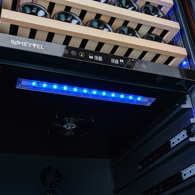 Винный шкаф Meyvel MV77PRO-KBT2 (Спелая вишня) вид 11