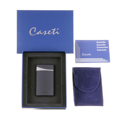 Зажигалка Caseti, турбо, плоское пламя, супертонкая, черная CA500-2 вид 6