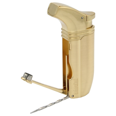 Зажигалка сигарная Adorini Puroso Double Jet Gold-Plated 11369 вид 2