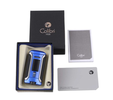 Зажигалка сигарная Colibri Apex, синий металлик LI410T4 вид 8