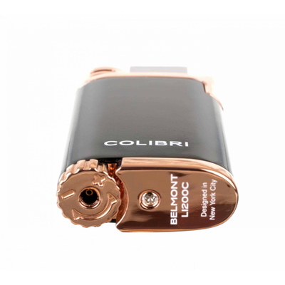 Зажигалка сигарная Colibri Belmont, Черная-розовое Золото LI200C12 вид 4