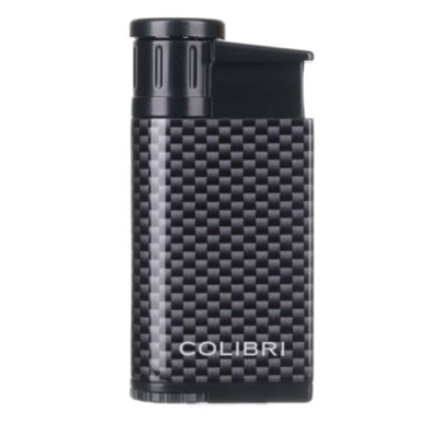 Зажигалка сигарная Colibri Evo, черный карбон LI520C30 вид 1