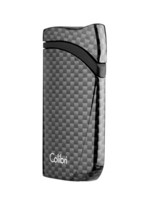 Зажигалка сигарная Colibri Falcon, черный карбон LI310T5 вид 3