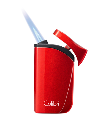 Зажигалка сигарная Colibri Falcon, красный металлик LI310T12 вид 2