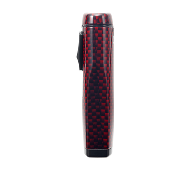 Зажигалка сигарная Colibri Monaco (тройное пламя), красный карбон LI880T12 вид 3