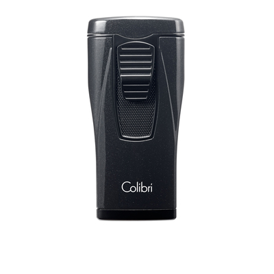 Зажигалка сигарная Colibri Monaco (тройное пламя), черный металлик LI880T5 вид 1