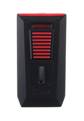 Зажигалка сигарная Colibri Slide (двойное пламя), черно-красная LI850T14 вид 1