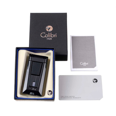 Зажигалка сигарная Colibri Stealth (тройное пламя), черный металлик LI900T1 вид 7