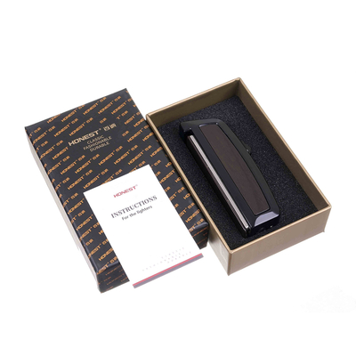 Зажигалка сигарная Honest, с ножницами, черная 823-Black вид 6