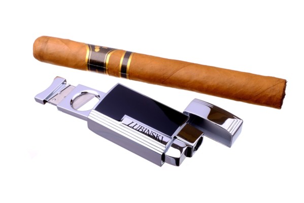 Зажигалка сигарная Lubinski «Тиволи» турбо с гильотиной WA580-3 вид 3