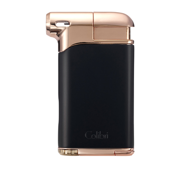 Зажигалка трубочная с тампером Colibri Pacific, черный-красное золото LI400C9 вид 1