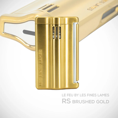 Зажигалка LE FEU RS - Brushed Gold, LF4003003 вид 2