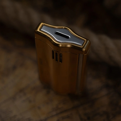 Зажигалка LE FEU RS - Brushed Gold, LF4003003 вид 4