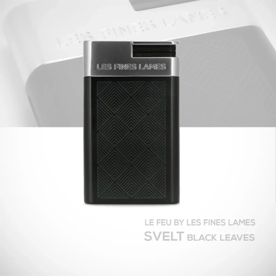 Зажигалка LE FEU SVELT - Black Leaves, LF4503001 вид 4
