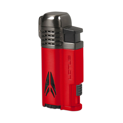 Зажигалка Lotus Defiant Red Matte & Dark Gunmetal 6530 вид 1
