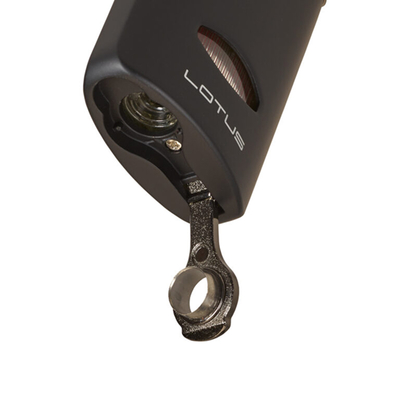 Зажигалка Lotus Matrix Black Rubberized 7600 вид 3
