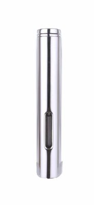 Зажигалка Lubinski «Гаэта», плоская, турбо, серебристая в полоску WA560-1 вид 2