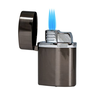 Зажигалка настольная Lotus Terminator III Gunmetal & Chrome T3G вид 2