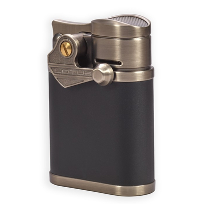 Зажигалка настольная Lotus Winston Gunmetal & Black Т1210 вид 1
