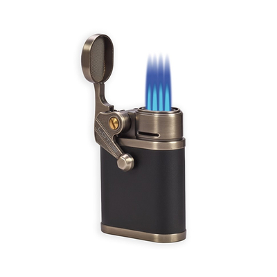 Зажигалка настольная Lotus Winston Gunmetal & Black Т1210 вид 3