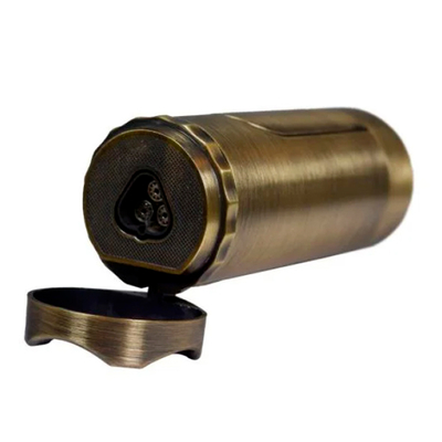 Зажигалка настольная Vertigo King Brass KING-BR вид 2