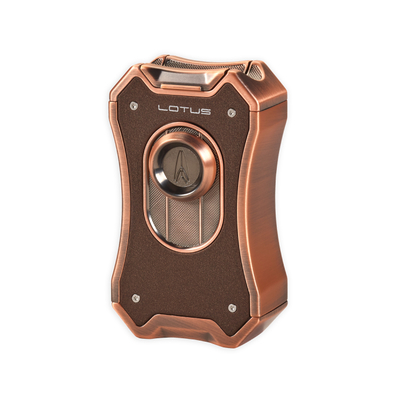 Зажигалка настольня Lotus Emperor Brown Crackle & Copper T9020 вид 1