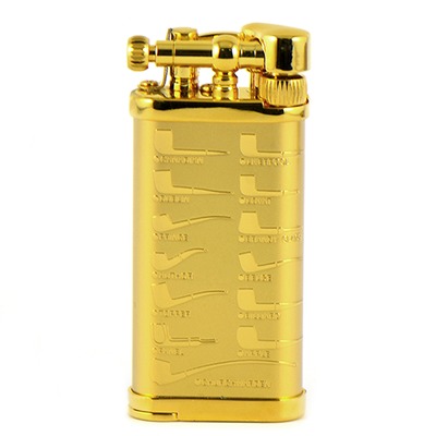 Зажигалка трубочная Im Corona - 64-5415 - Old Boy Gold Plated Pipe Design вид 1