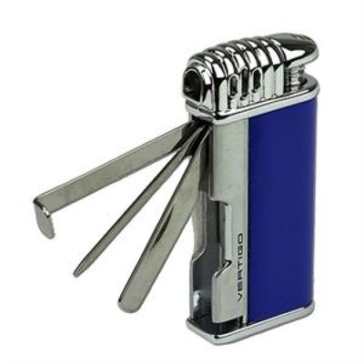 Зажигалка трубочная Vertigo Pipe Puffer Blue вид 2